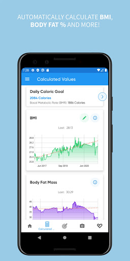 Body Measurement, Body Fat and Weight Loss Tracker - Weight Loss Tracker screenshot 2