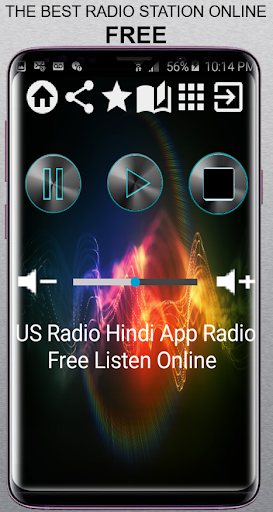 Android application US Radio Hindi App Radio Liste screenshort