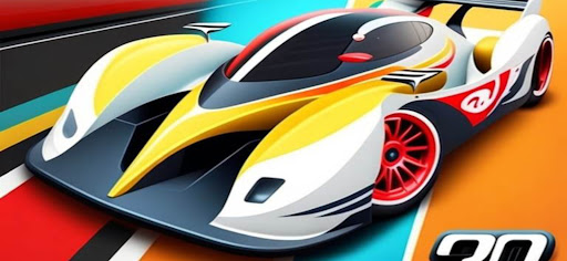 Android application Super Racing Car 3D screenshort