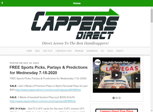 Cappers Direct Screen 2
