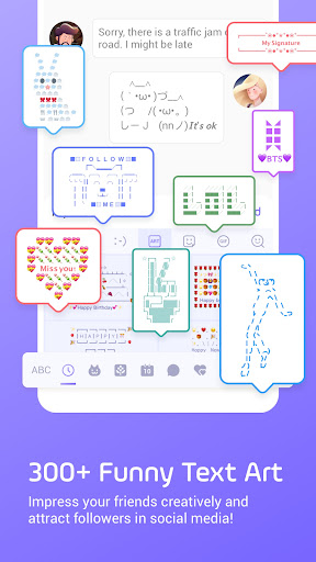 Clavier et polices Facemoji Emoji