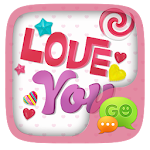 Cover Image of Download (FREE) GO SMS LOVE YOU THEME 1.60 APK