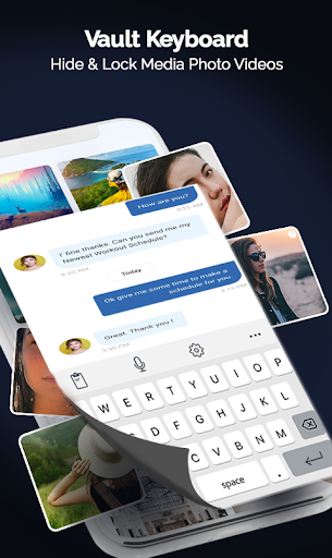 Android application Keyboard Vault: Hide Photos screenshort