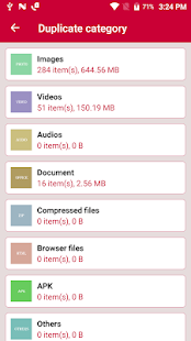 Duplicate scanner - delete duplicate files Screenshot