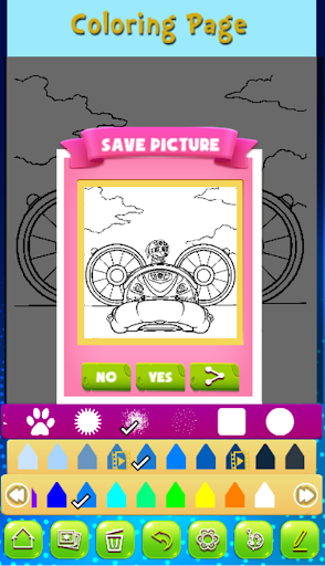 Puppy Super Dog Coloring Book Screen 3