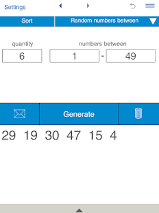 Random Number Generator Schermata