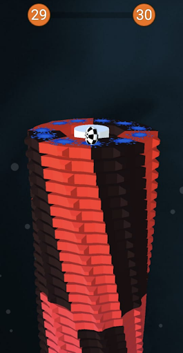 Helix Shape Jump 3D ball