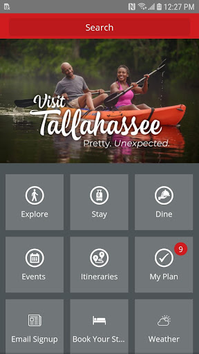 Screenshot of Visit Tallahassee!