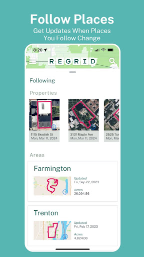 Screenshot of The Regrid Property App