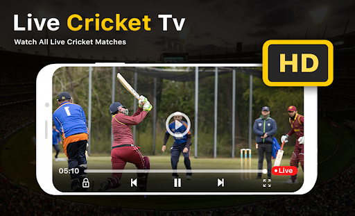 Live Cricket TV HD Streaming Screenshot 3 - AppWisp.com