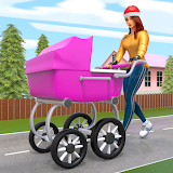 Virtual Happy Family Mother Simulator: Family Life icon