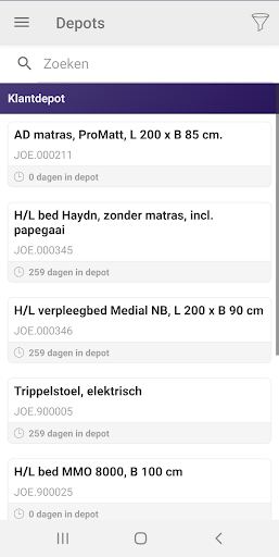 Joerns Klantportaal Screen 3