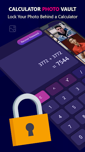 Android application Calculator photo vault screenshort