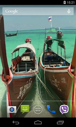 Boat Video Live Wallpaper Screen 3