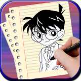 How To Draw Detective Conan icon