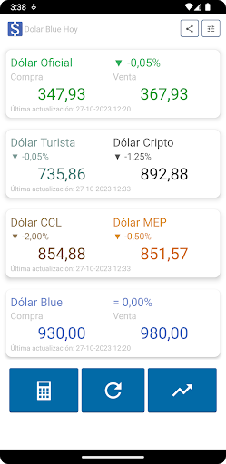 Vista previa de la aplicación