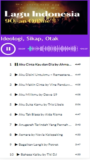 Lagu Indonesia 2000-an Populer Screen 2