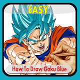 How to Draw Easy Goku Blue icon