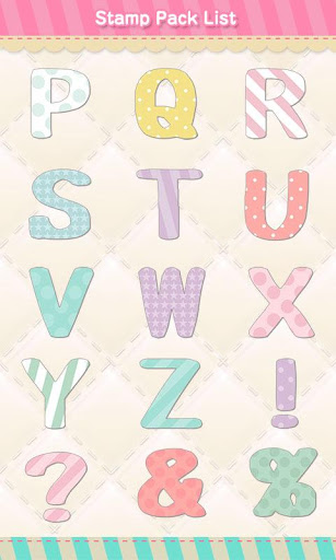 Stamp Pack: Pastel Alphabet Screen 3