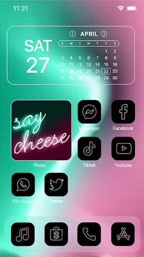 Android application Wow Felicity Theme - Icon Pack screenshort