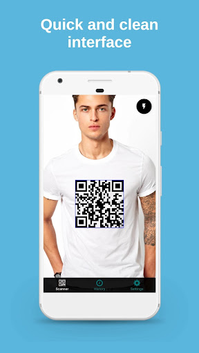 Android application Barcode scanner Plus screenshort