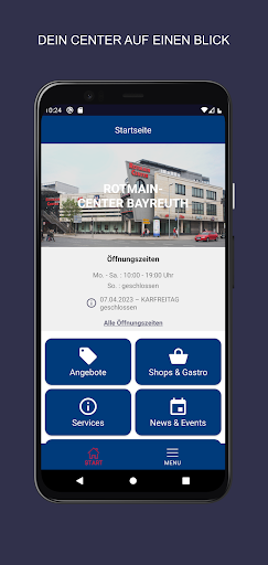 Android application Rotmain-Center Bayreuth screenshort