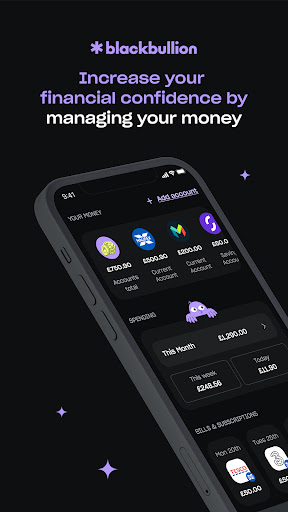 Android application Blackbullion - Money Manager screenshort