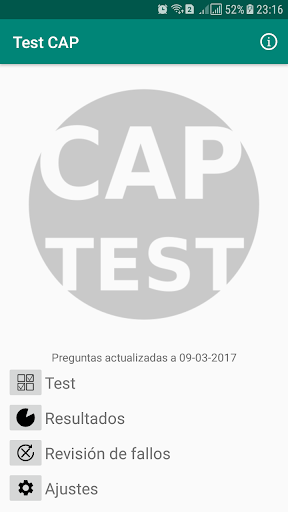 Android application CAP test screenshort