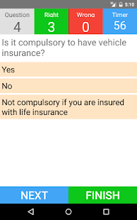 Driving Licence Test - English Screenshot
