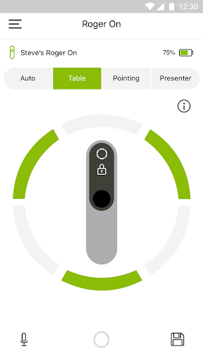 Screenshot of myRogerMic