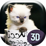 Kitten in a Cup Live Wallpaper icon