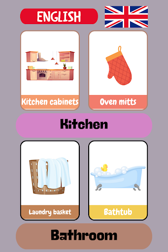 House and Rooms Flashcards Screen 3