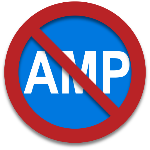 NoAMP (open webpage w/o AMP) logo