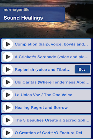 Android application Norma Gentile screenshort