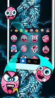 screenshot of Lightning Neon Dragon Keyboard