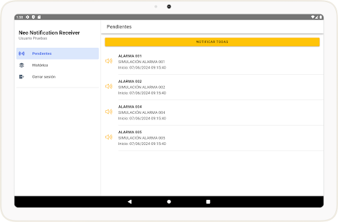 Neo DS Notification Receiver