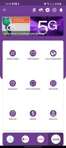 Arzon USSD Kodlar Screen 2