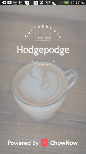 Android application Hodgepodge Coffeehouse screenshort
