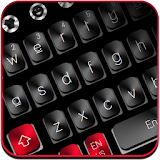 Black Red Metal Keyboard icon