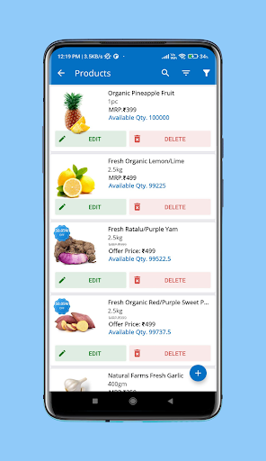 eCart Single Vendor Admin App Screen 3