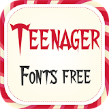 Teenager Fonts Free icon