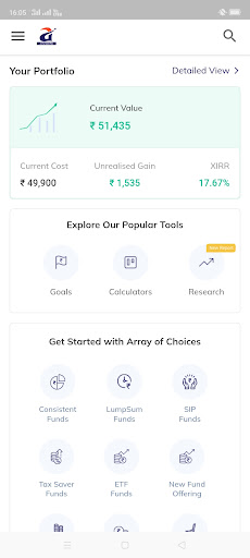 Android application AJ Funds Pro screenshort