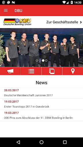 Deutsche-Bowling-Union Screen 2