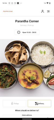 Android application Parantha Corner screenshort