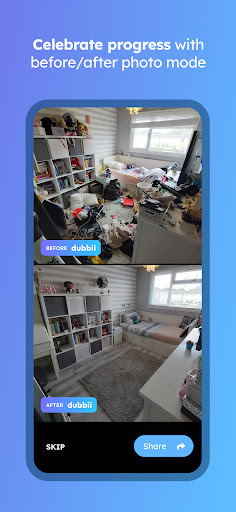 Screenshot of dubbii: the body doubling app