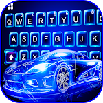 Neon Sports Car Keyboard Theme Apk