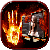 My Photo on Fire Frames icon