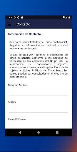 Grupo ISA Línea Ética Screen 2