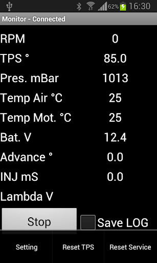 ScanM5X Data Logger Screen 3