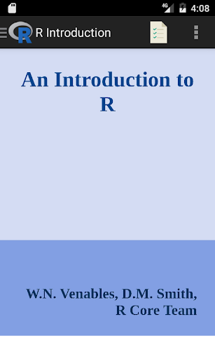 Android application R Language Reference Guide screenshort
